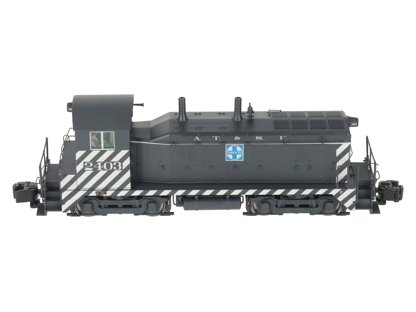 S-Helper 01253 S ATSF NW2 Diesel Switcher w/AC/DC LocoMatic Sound Unit #2403 LN/Box