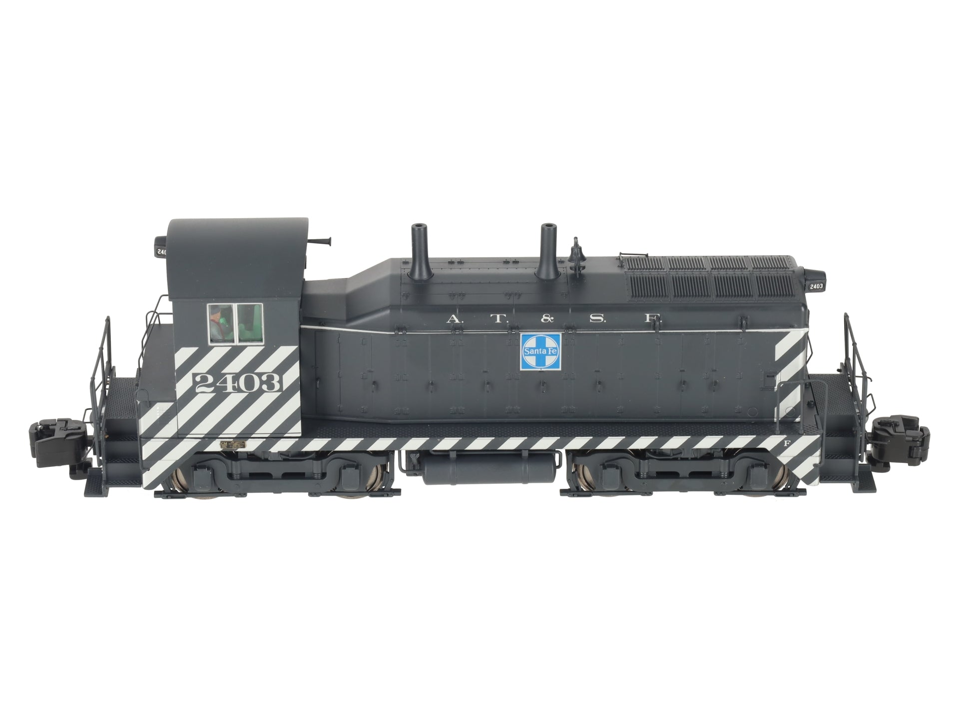 S-Helper 01253 S ATSF NW2 Diesel Switcher w/AC/DC LocoMatic Sound Unit #2403 LN/Box