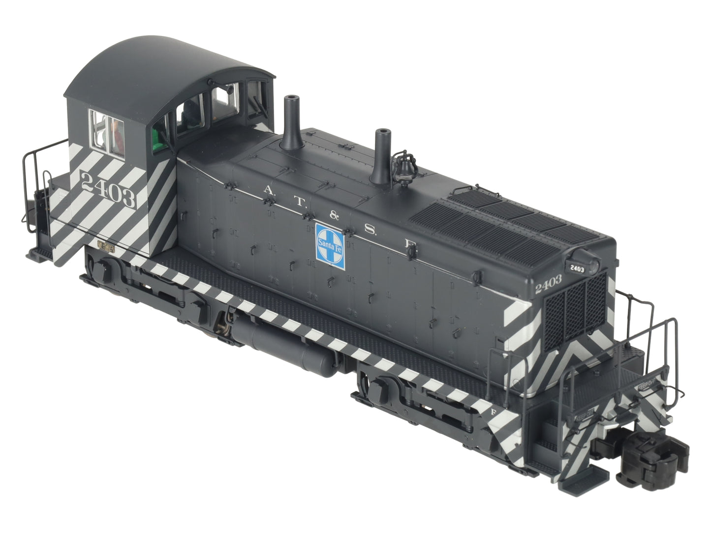 S-Helper 01253 S ATSF NW2 Diesel Switcher w/AC/DC LocoMatic Sound Unit #2403 LN/Box