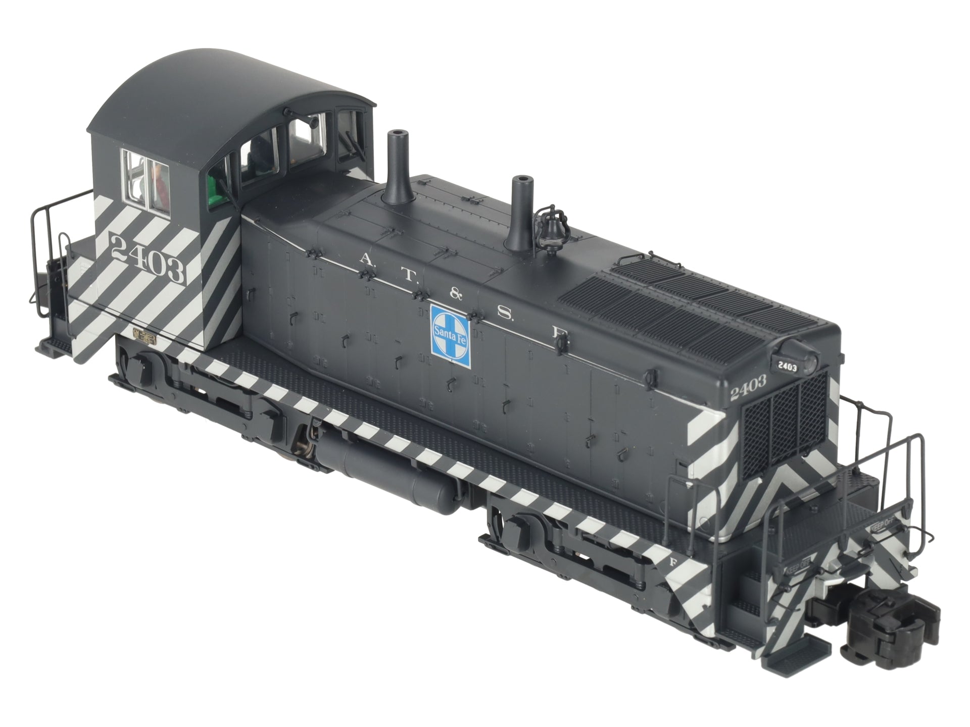 S-Helper 01253 S ATSF NW2 Diesel Switcher w/AC/DC LocoMatic Sound Unit #2403 LN/Box