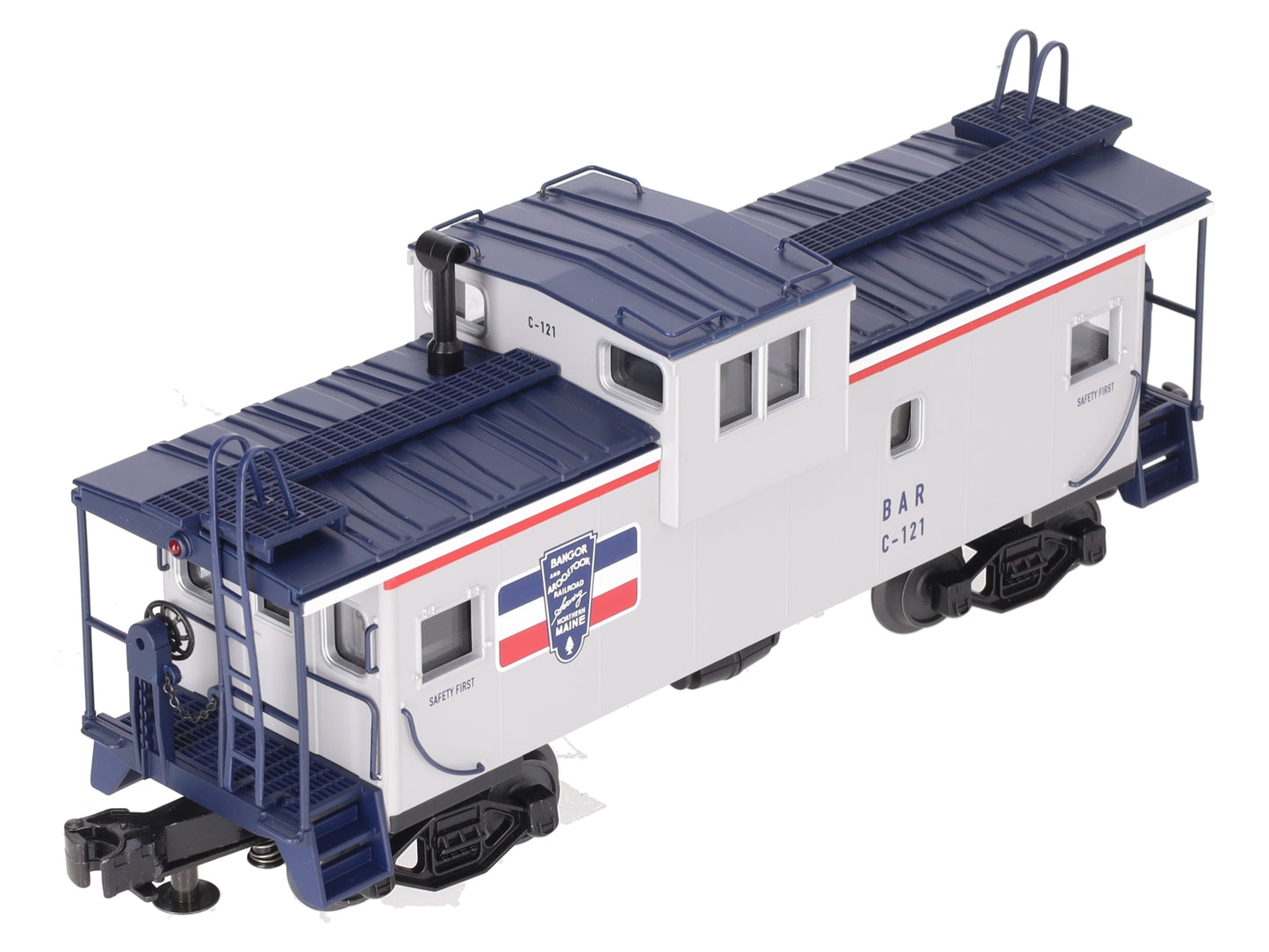 MTH 20-91106 O Gauge Bangor & Aroostook Extended Vision Caboose #C-124 EX/Box