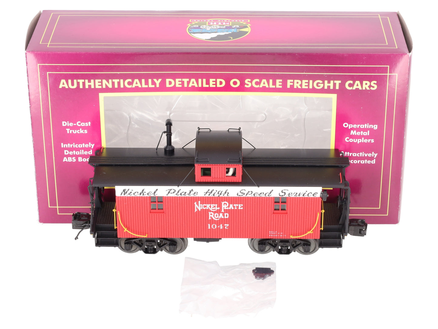MTH 20-91554 O Gauge NKP N-6b Caboose #1047 EX/Box