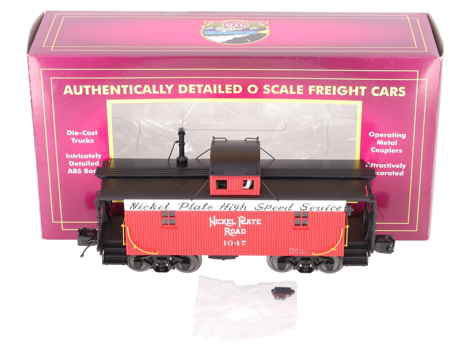 MTH 20-91554 O Gauge NKP N-6b Caboose #1047 EX/Box