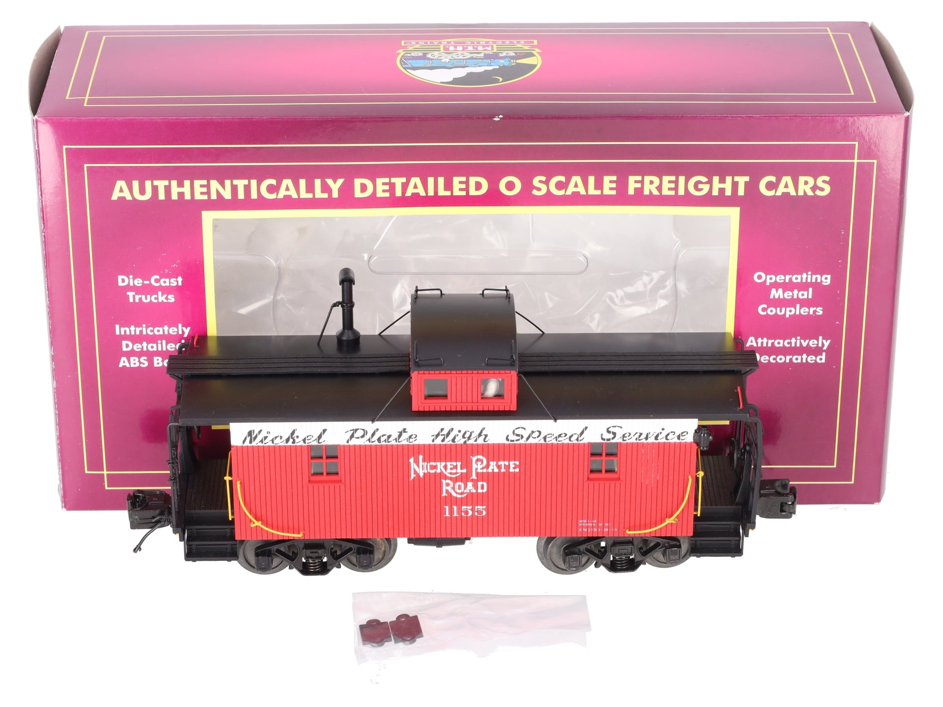 MTH 20-91555 O Gauge NKP N-6b Caboose #1155 LN/Box
