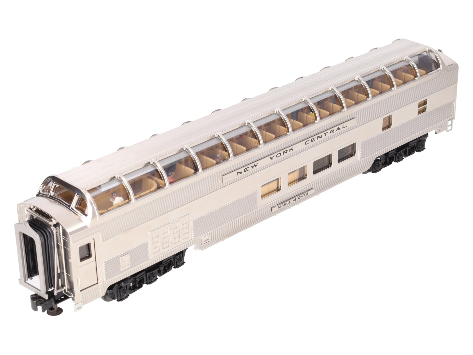 MTH 20-67146 O Gauge New York Central 70' Full Length Vista Dome (Ribbed) LN/Box