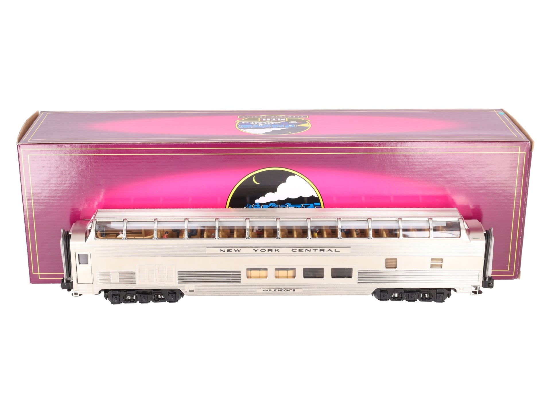 MTH 20-67146 O Gauge New York Central 70' Full Length Vista Dome (Ribbed)