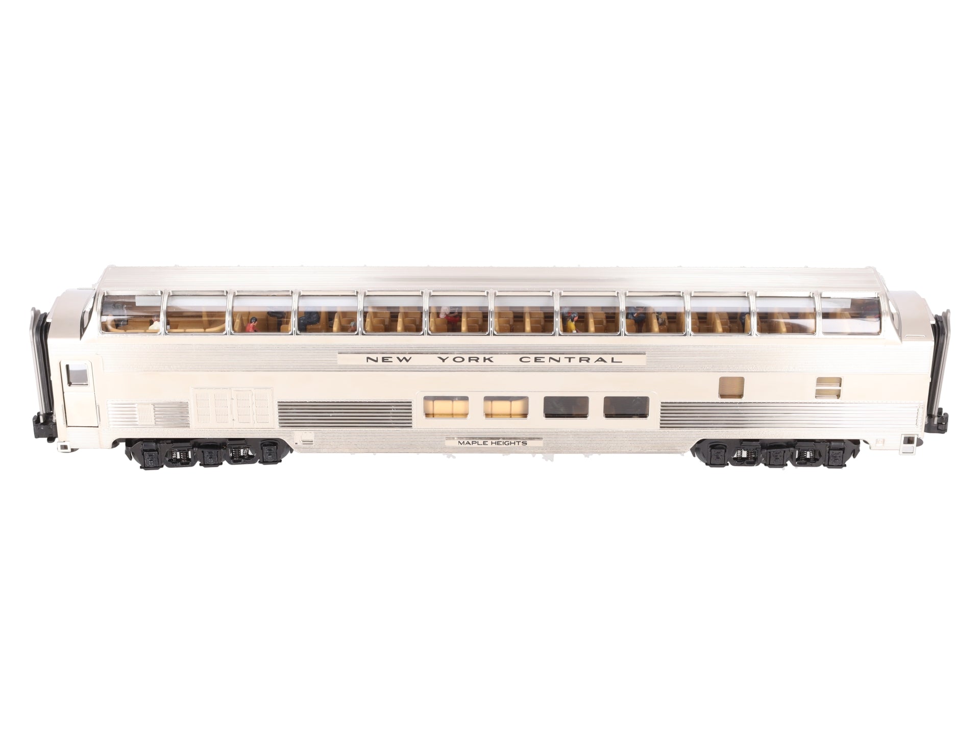 MTH 20-67146 O Gauge New York Central 70' Full Length Vista Dome (Ribbed) LN/Box