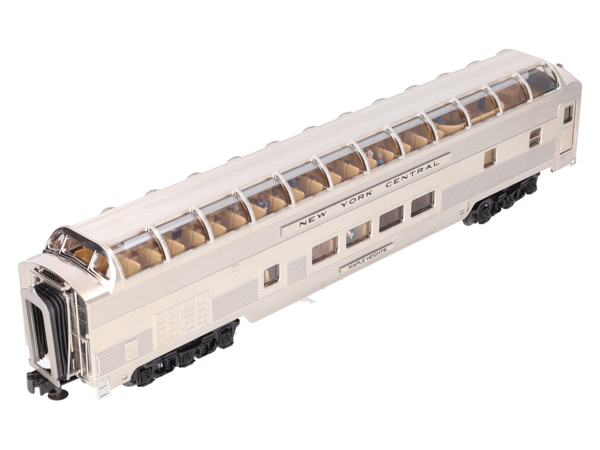 MTH 20-67146 O Gauge New York Central 70' Full Length Vista Dome (Ribbed) LN/Box