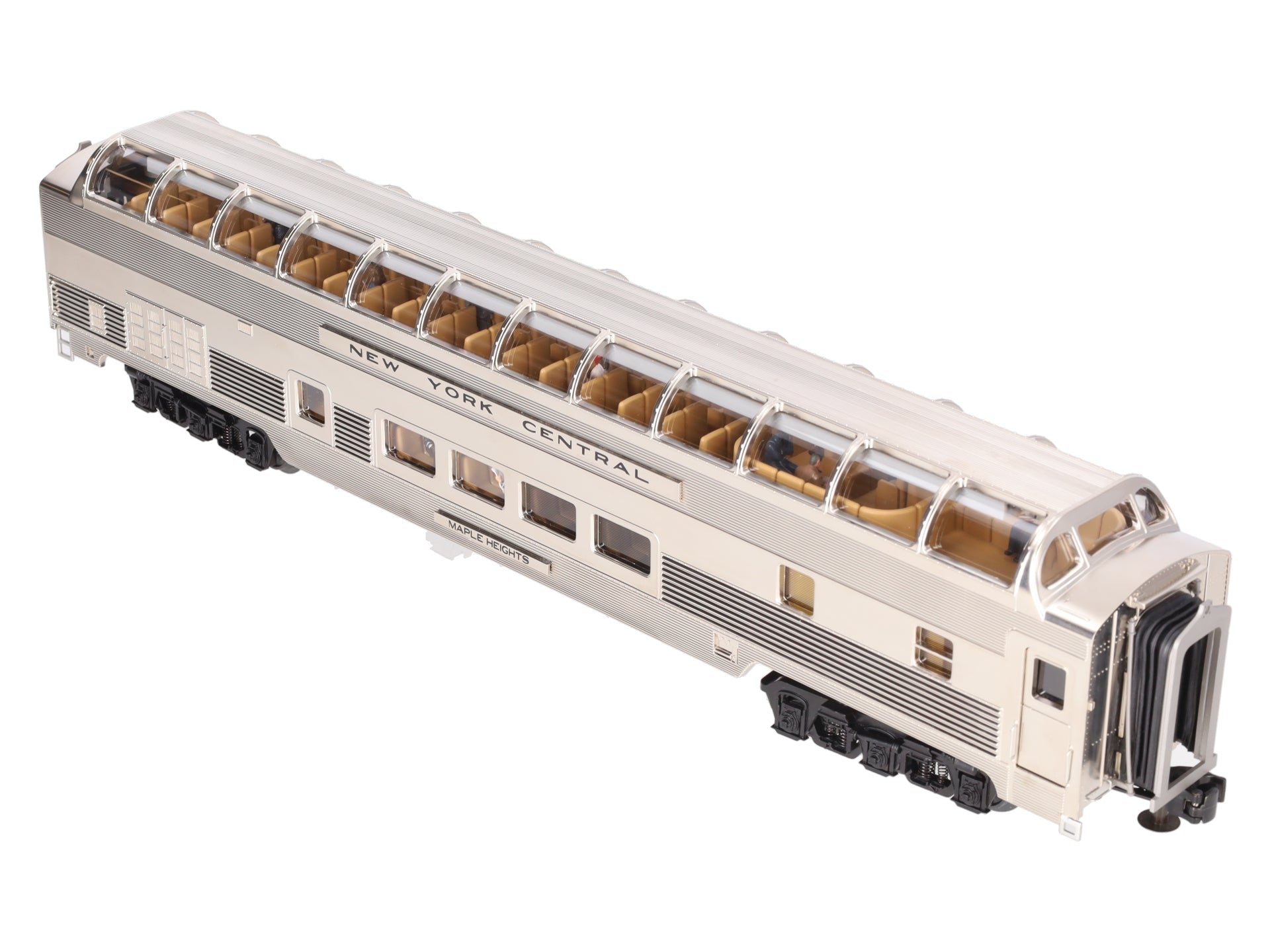 MTH 20-67146 O Gauge New York Central 70' Full Length Vista Dome (Ribbed) LN/Box