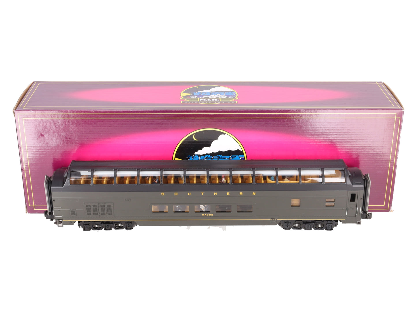 MTH 20-67149 O Southern 70' Full Length Vista Dome (Smooth) EX/Box