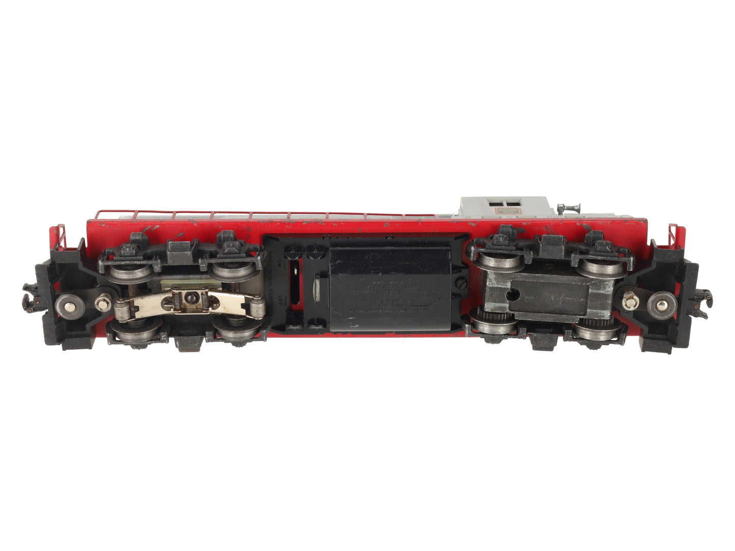 Lionel 2328 Vintage O Burlington GP-7 Powered EMD Diesel Locomotive VG/Box