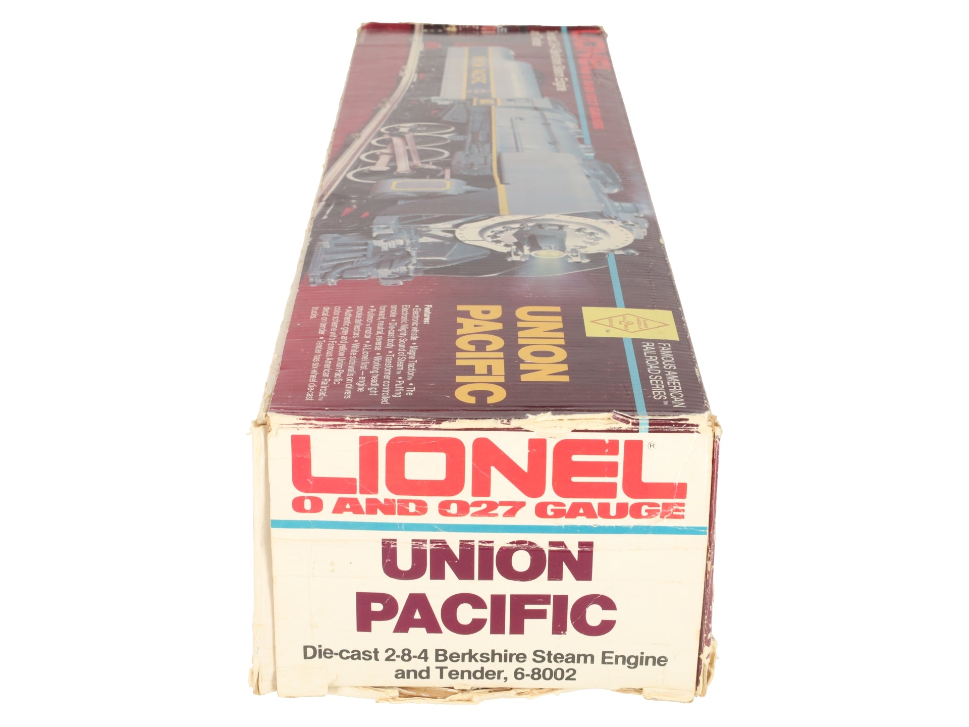 Lionel 6-8002 O Union Pacific Berkshire 2-8-4 Steam Locomotive & Tender #8002 EX/Box