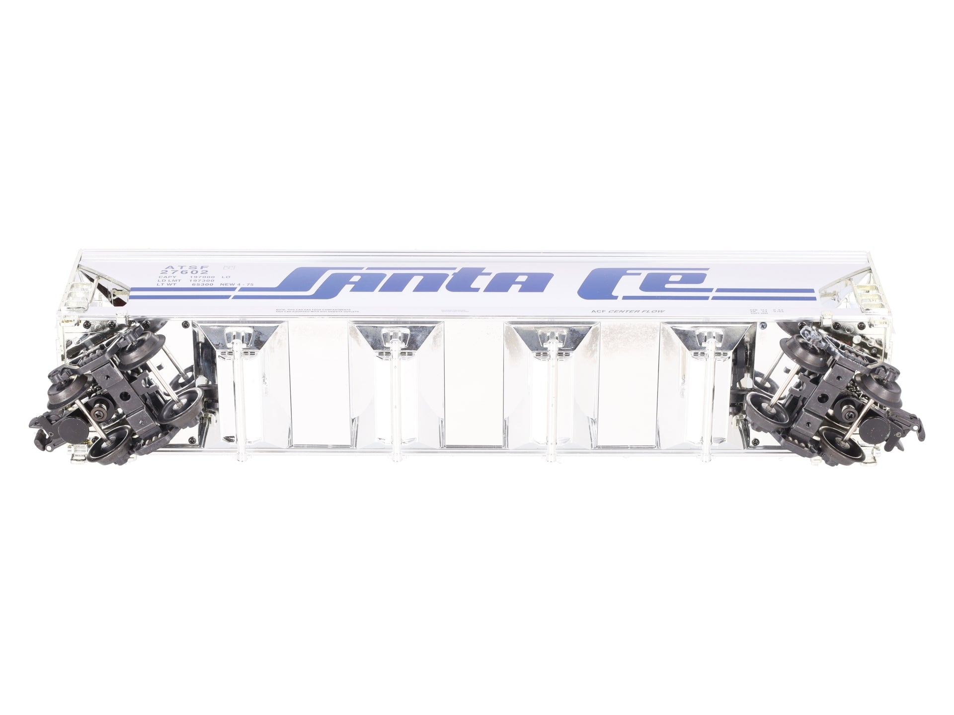 K-Line K6244-10514 O ATSF 4-Bay Centerflow Hopper #27602 EX/Box