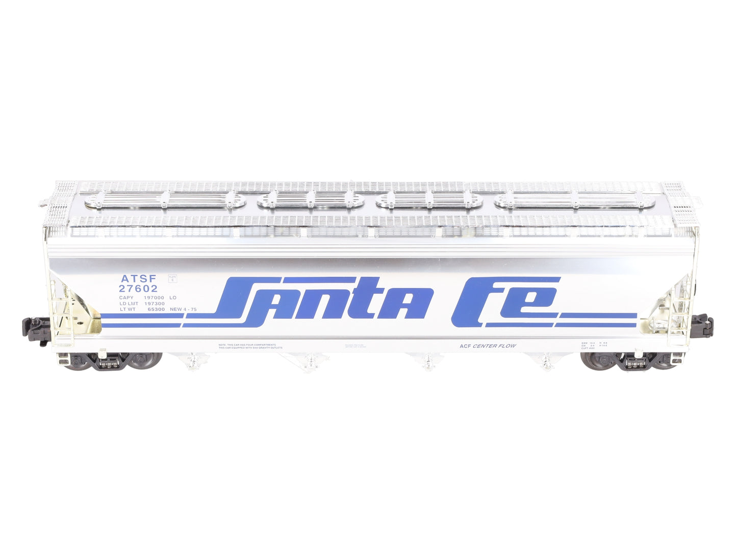 K-Line K6244-10514 O ATSF 4-Bay Centerflow Hopper #27602 EX/Box