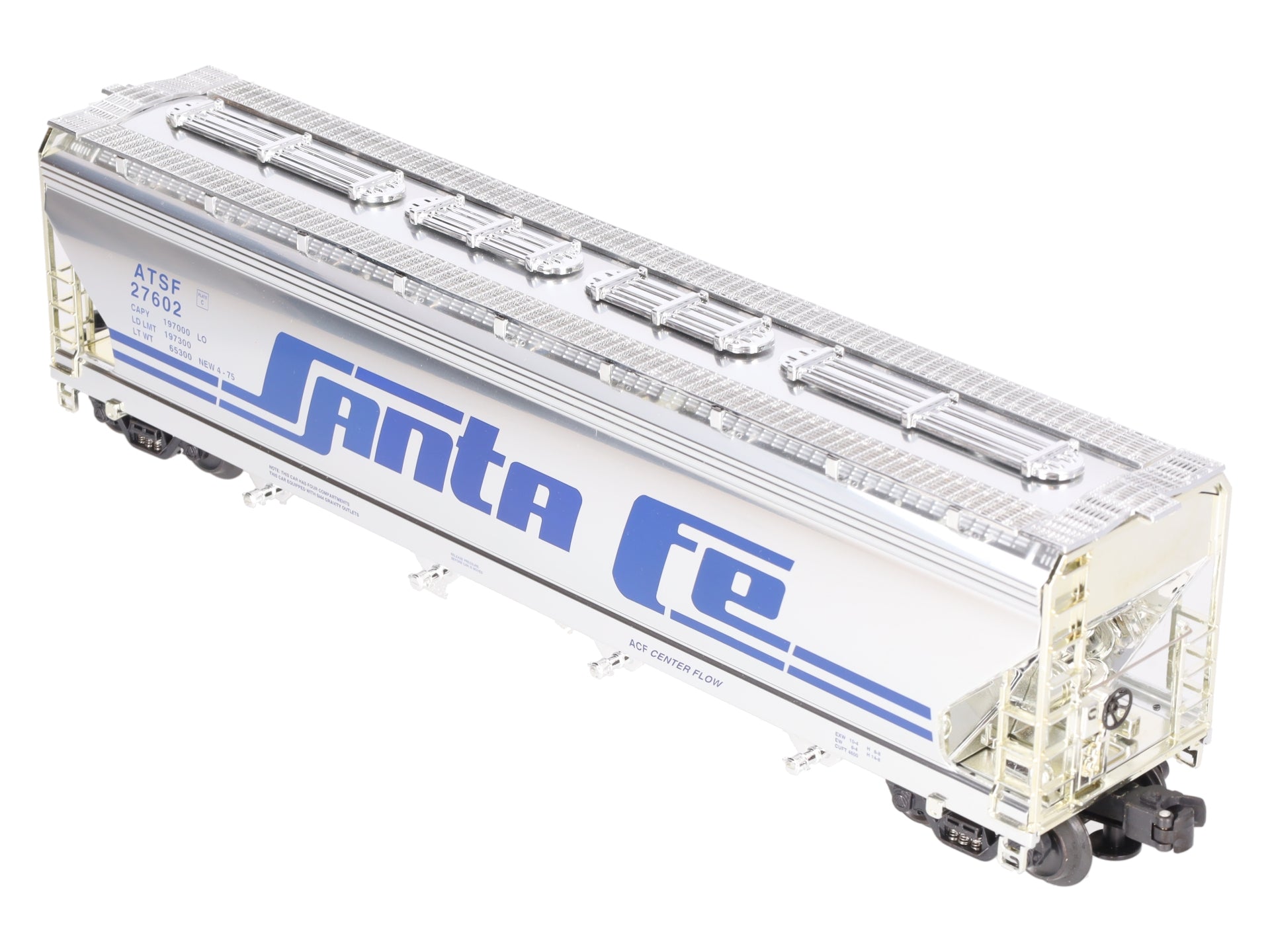 K-Line K6244-10514 O ATSF 4-Bay Centerflow Hopper #27602 EX/Box