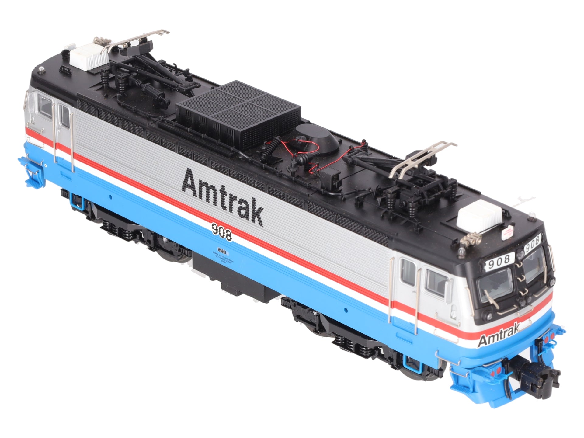 Atlas 6202-1 O Amtrak AEM-7 Electric Locomotive with Horn #908 - 3-Rail EX/Box