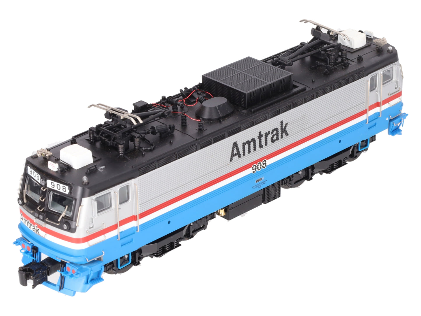 Atlas 6202-1 O Amtrak AEM-7 Electric Locomotive with Horn #908 - 3-Rail EX/Box