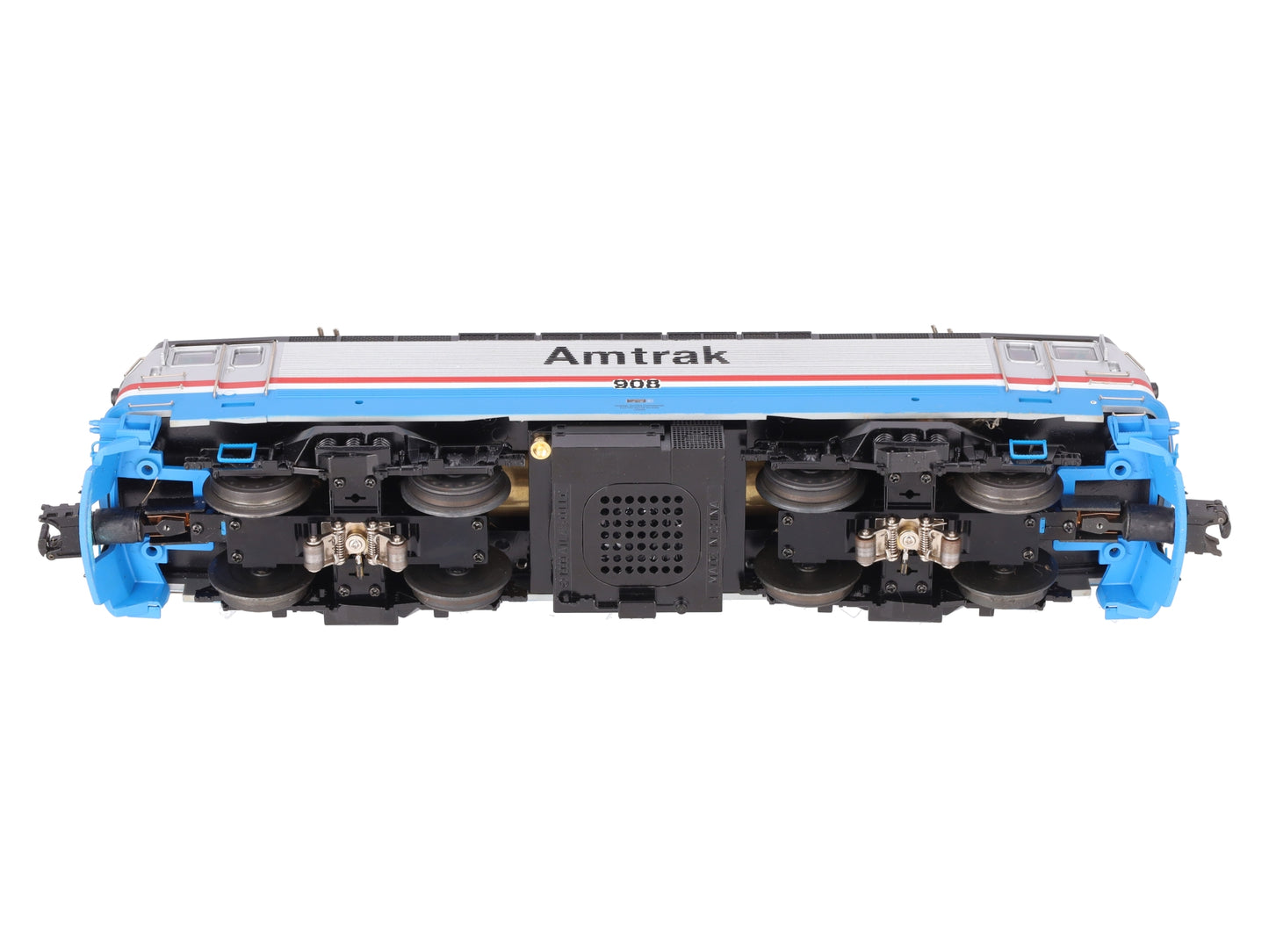 Atlas 6202-1 O Amtrak AEM-7 Electric Locomotive with Horn #908 - 3-Rail EX/Box