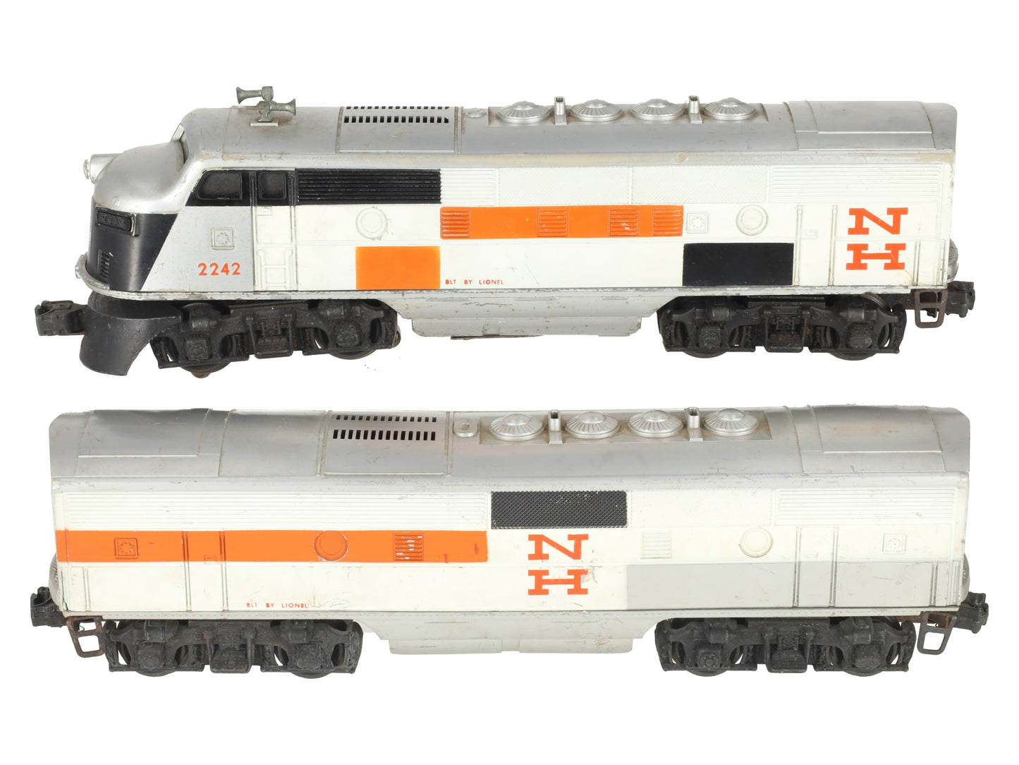 Lionel 2242 Vintage O New Haven F3 AB Diesel Locomotive VG