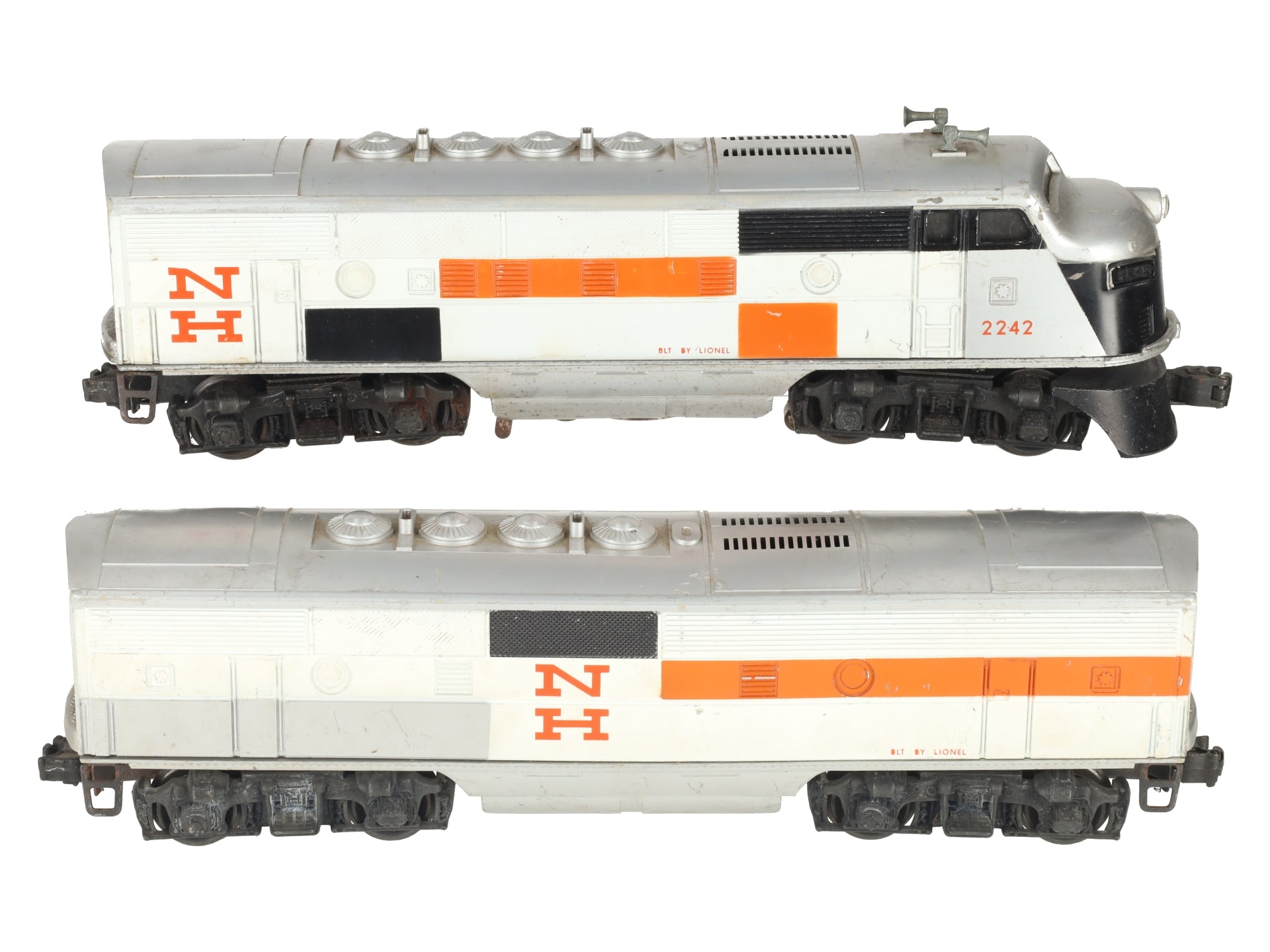 Lionel 2242 Vintage O New Haven F3 AB Diesel Locomotive VG