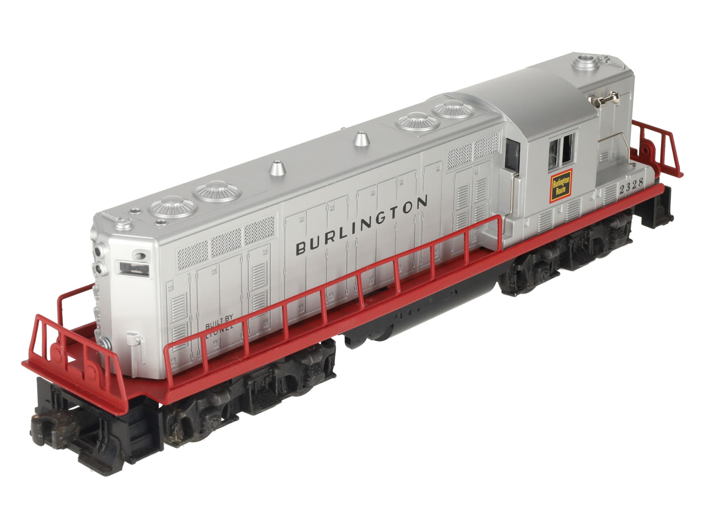 Lionel 2328 Vintage O Burlington GP-7 Powered EMD Diesel Locomotive VG