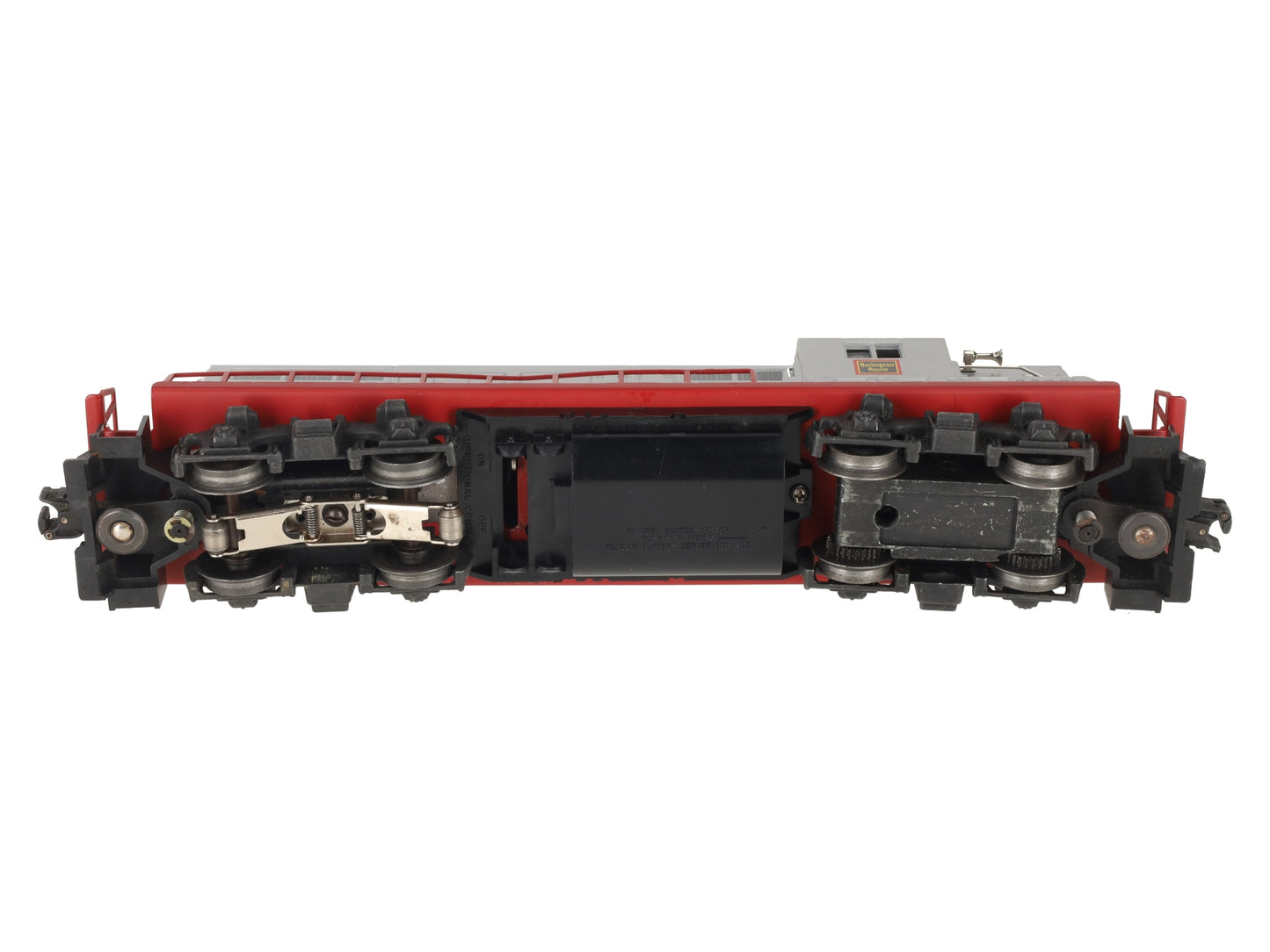 Lionel 2328 Vintage O Burlington GP-7 Powered EMD Diesel Locomotive VG