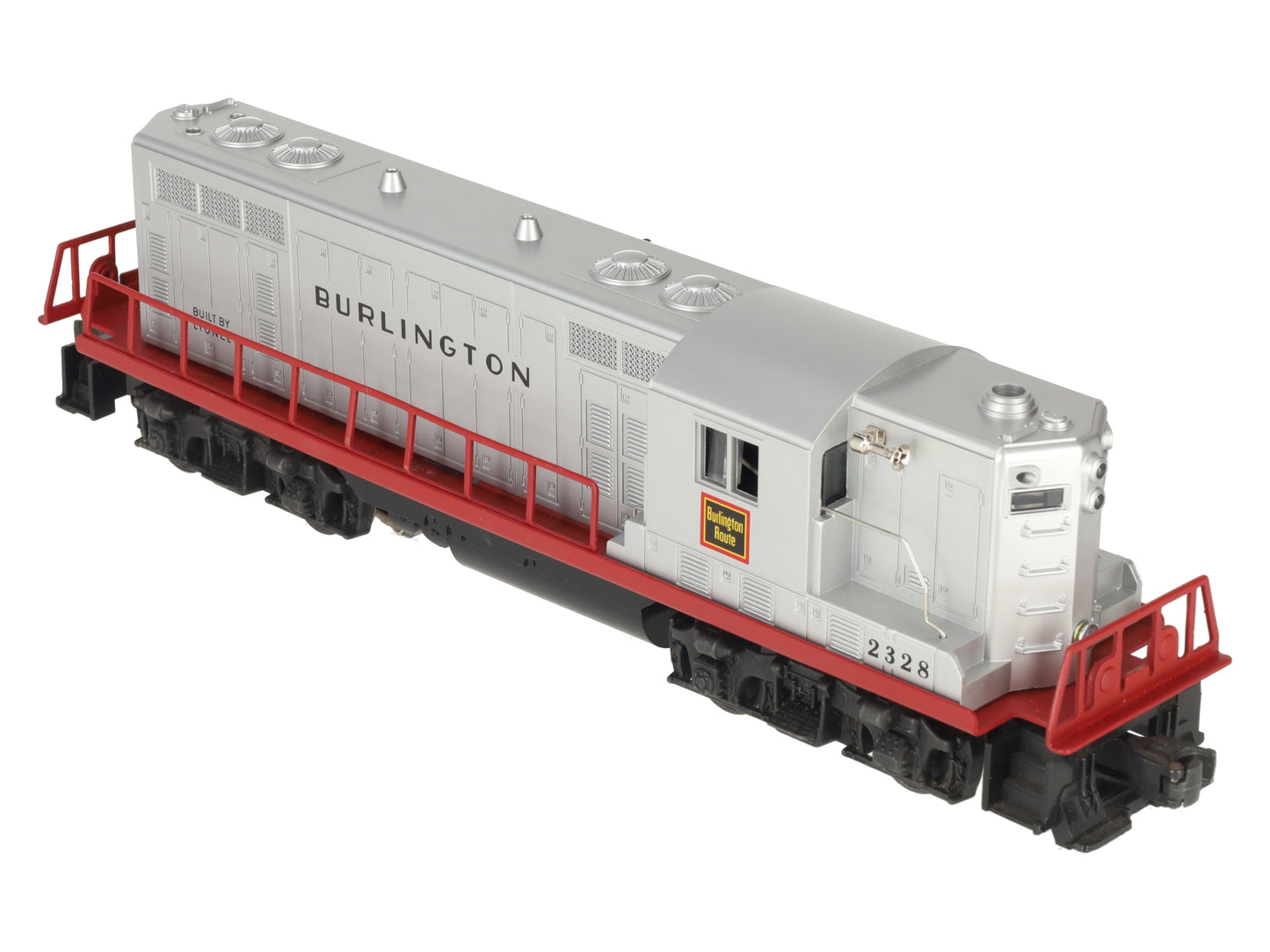 Lionel 2328 Vintage O Burlington GP-7 Powered EMD Diesel Locomotive VG