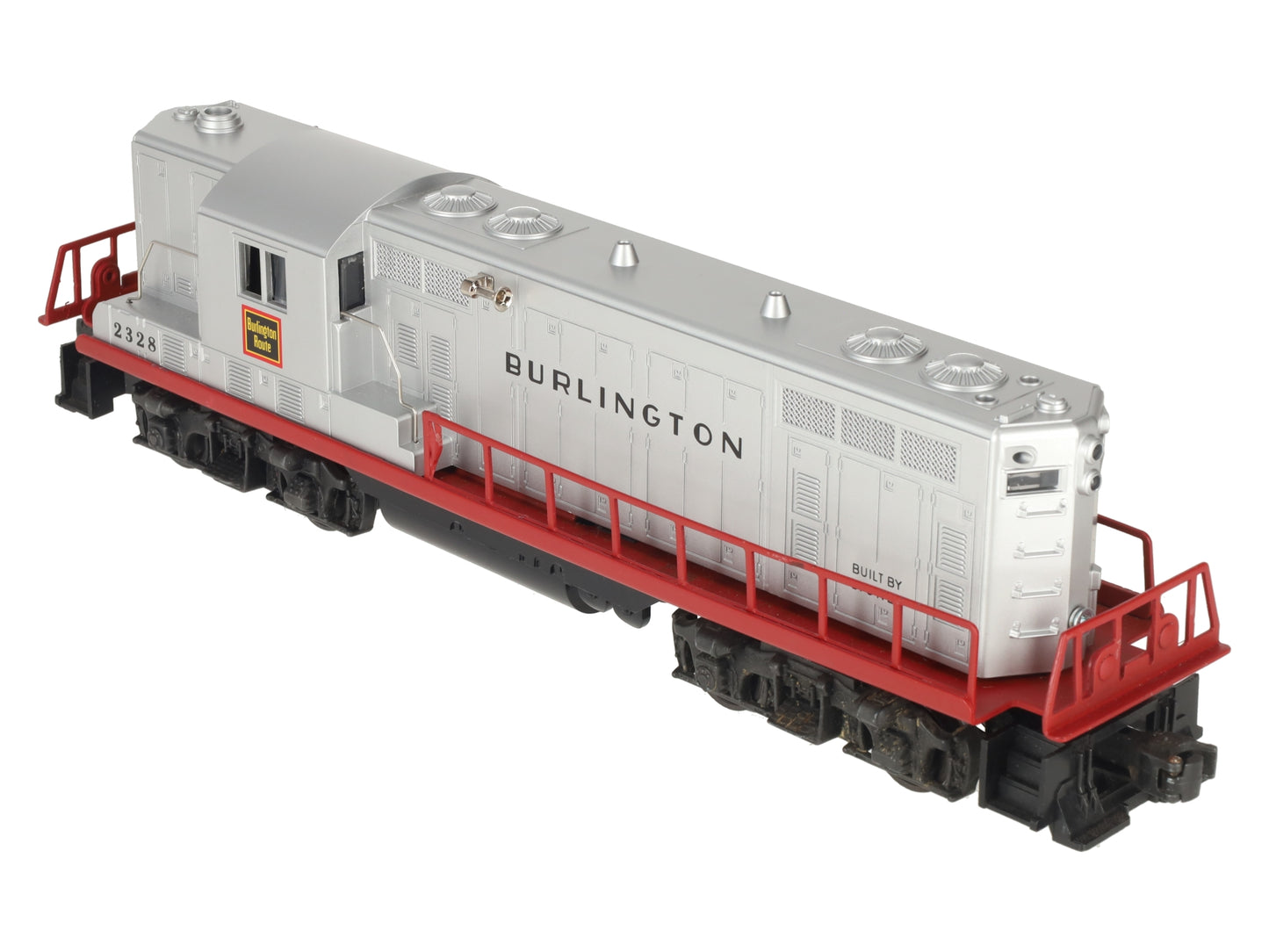 Lionel 2328 Vintage O Burlington GP-7 Powered EMD Diesel Locomotive VG