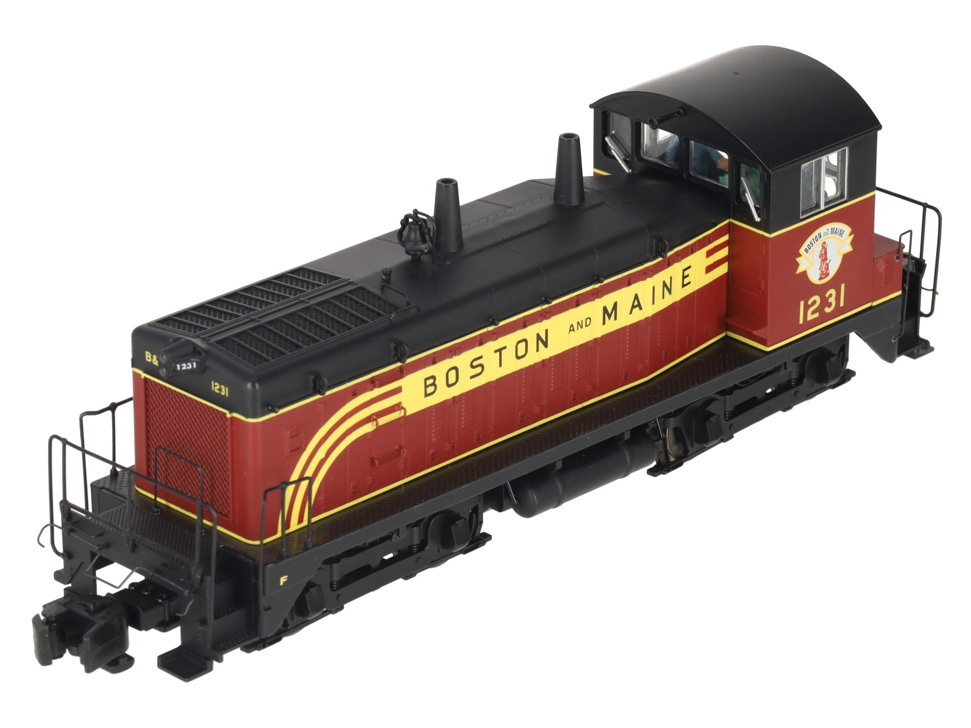 S-Helper 00099 S Gauge Boston & Maine SW-9 Diesel Switcher #1231 EX/Box