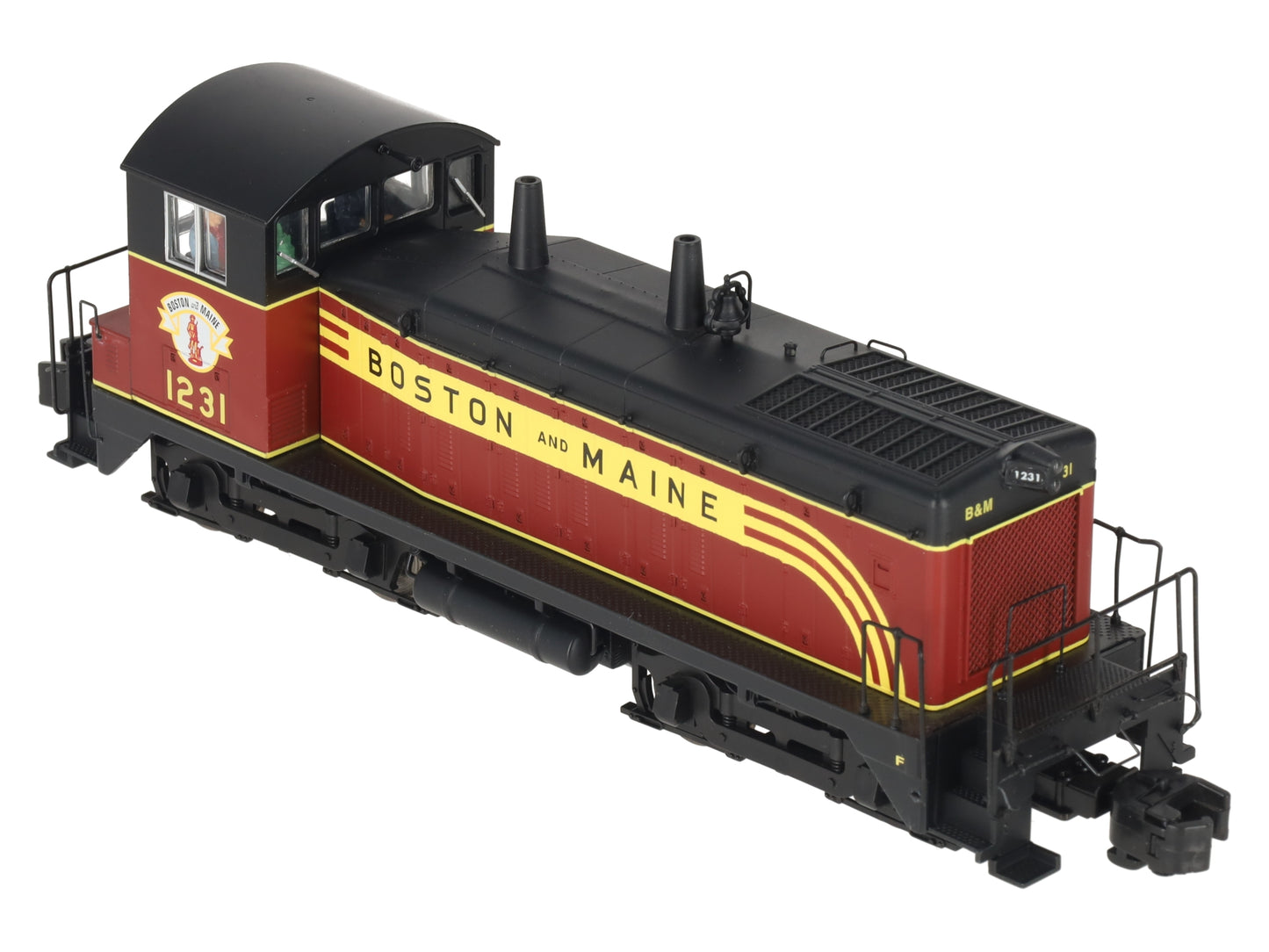 S-Helper 00099 S Gauge Boston & Maine SW-9 Diesel Switcher #1231 EX/Box