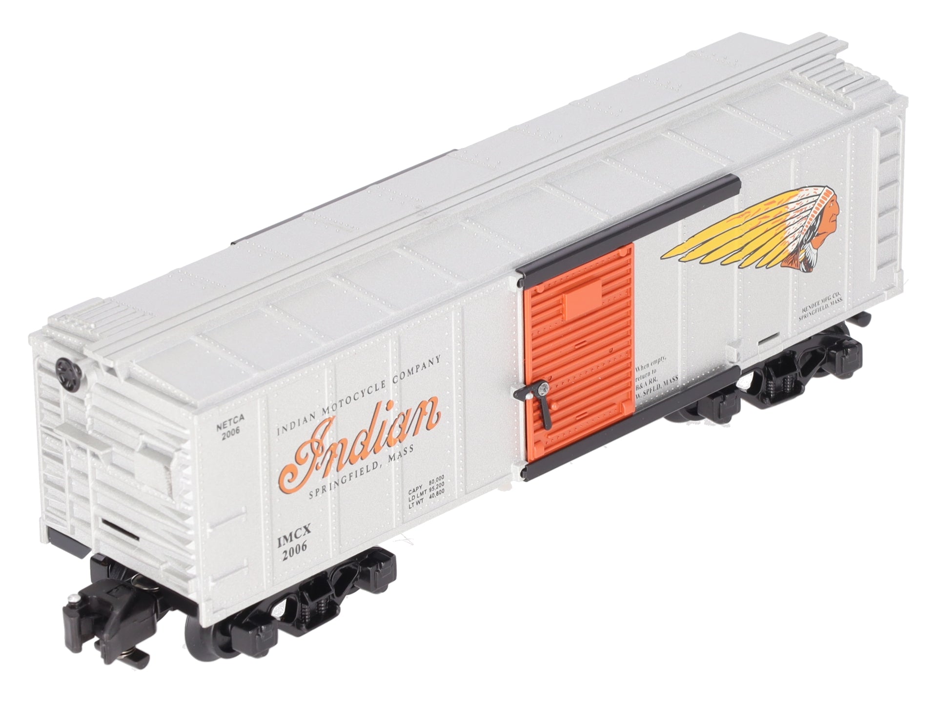 American Flyer 6-48248 S Modern Indian Motorcycle Company Boxcar #2006 LN/Box