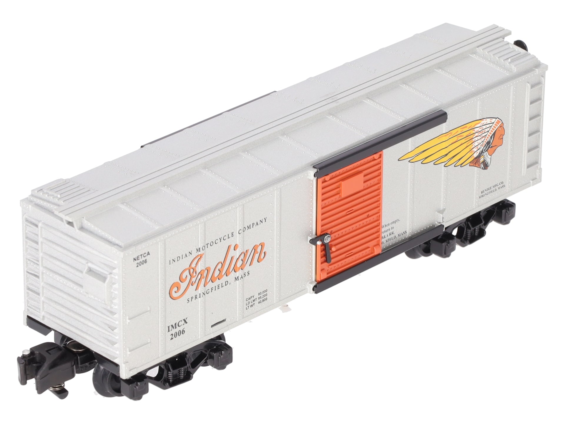 American Flyer 6-48248 S Modern Indian Motorcycle Company Boxcar #2006 LN/Box
