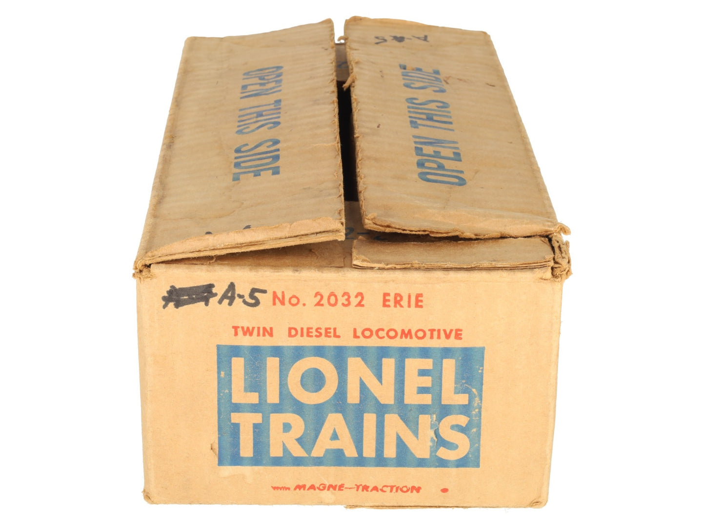 Lionel 2032 Vintage O Erie Alco AA Diesel Locomotive Set VG/Box