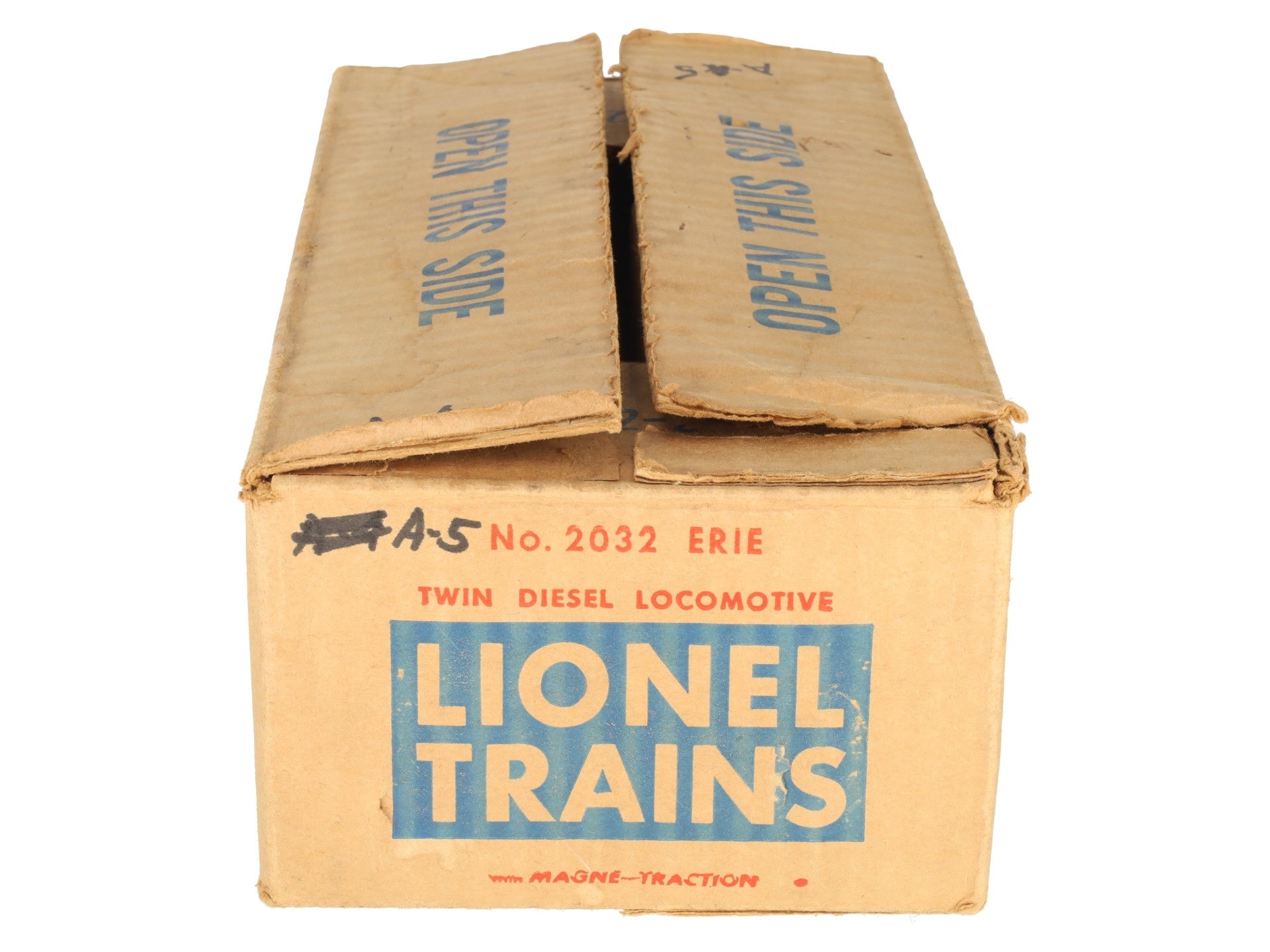 Lionel 2032 Vintage O Erie Alco AA Diesel Locomotive Set VG/Box