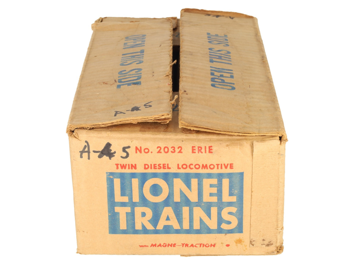 Lionel 2032 Vintage O Erie Alco AA Diesel Locomotive Set VG/Box
