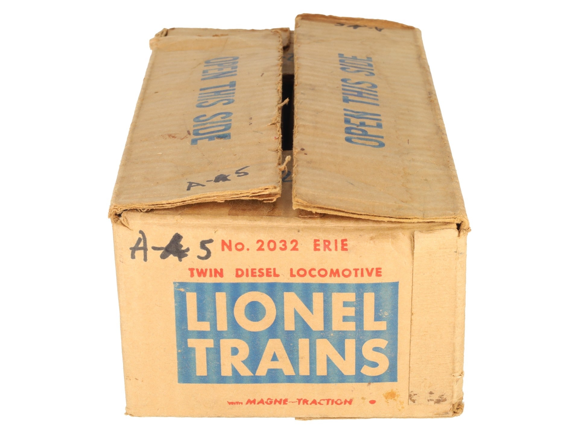 Lionel 2032 Vintage O Erie Alco AA Diesel Locomotive Set VG/Box