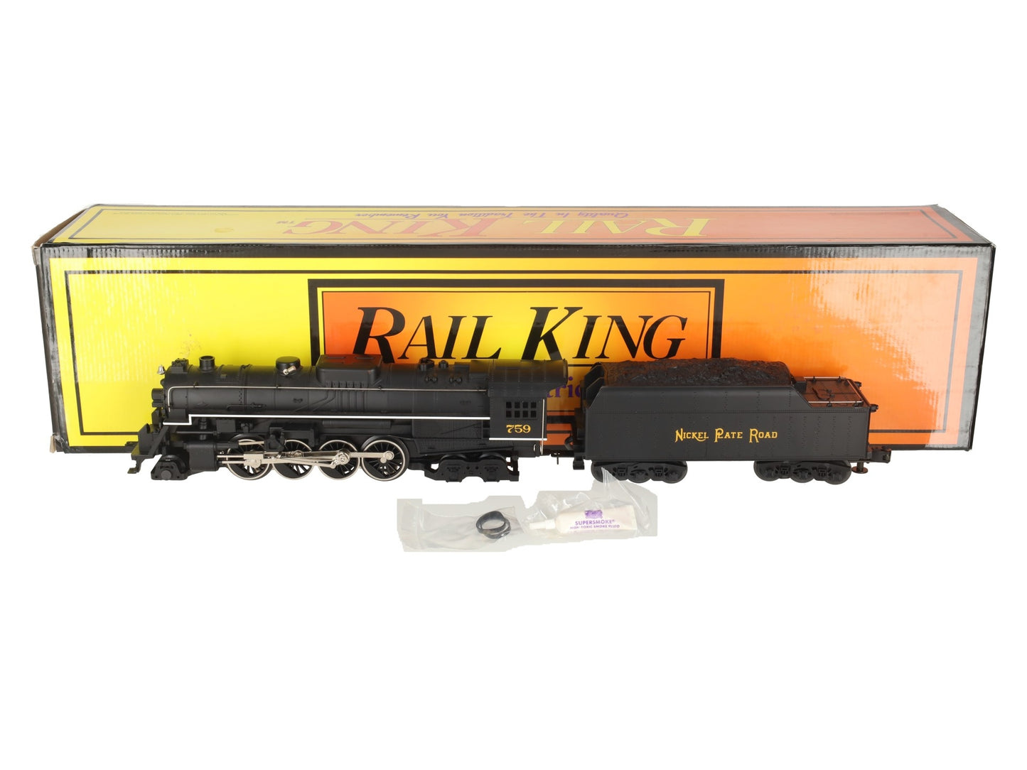 MTH RK-1109 O Nickle Plate Road Berkshire 2-8-4 Steam Engine 3-Rail w/PS1 EX/Box