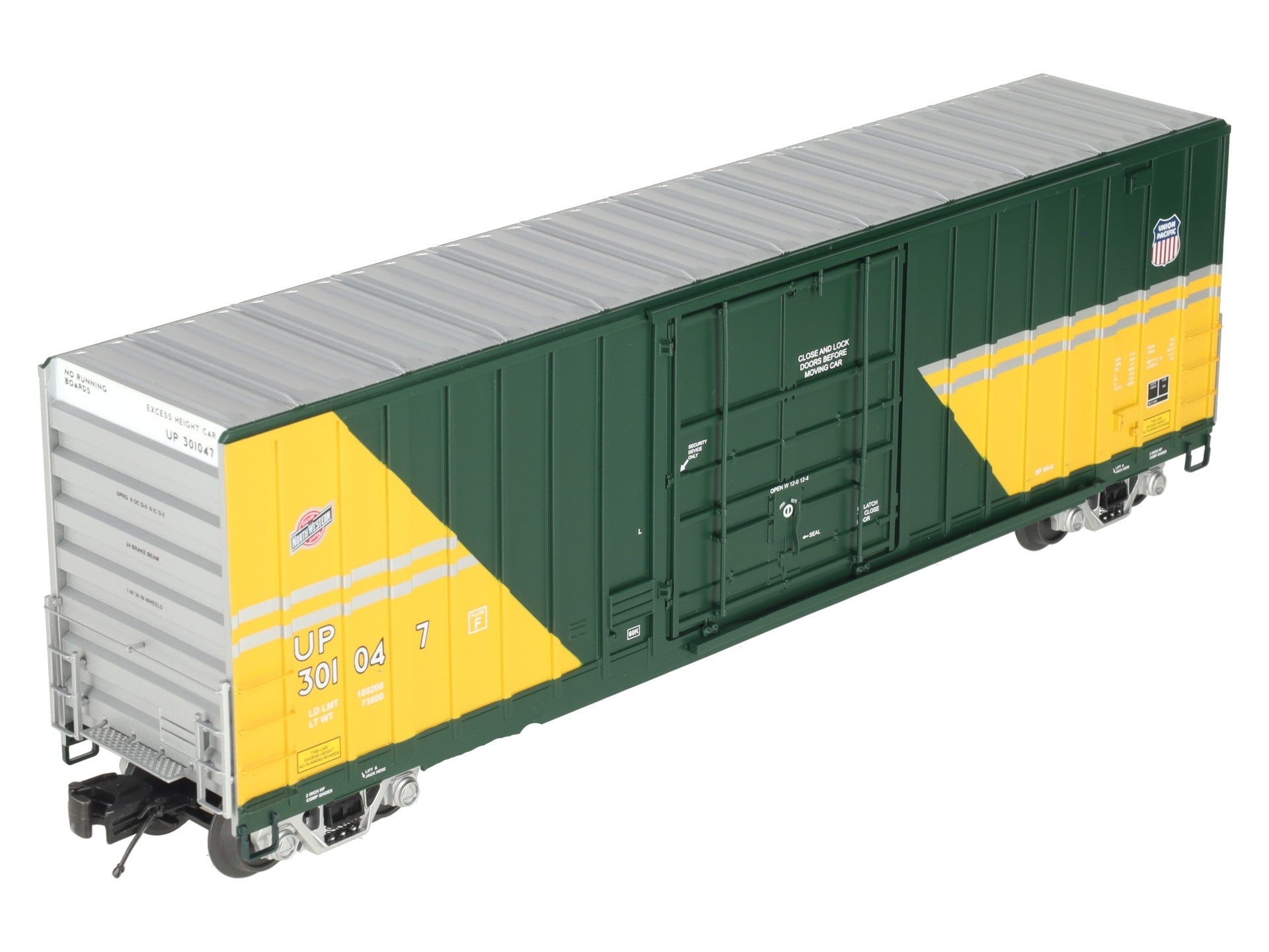 MTH 20-90354D O Gauge Chicago Northwestern 50' High Cube Boxcar LN/Box