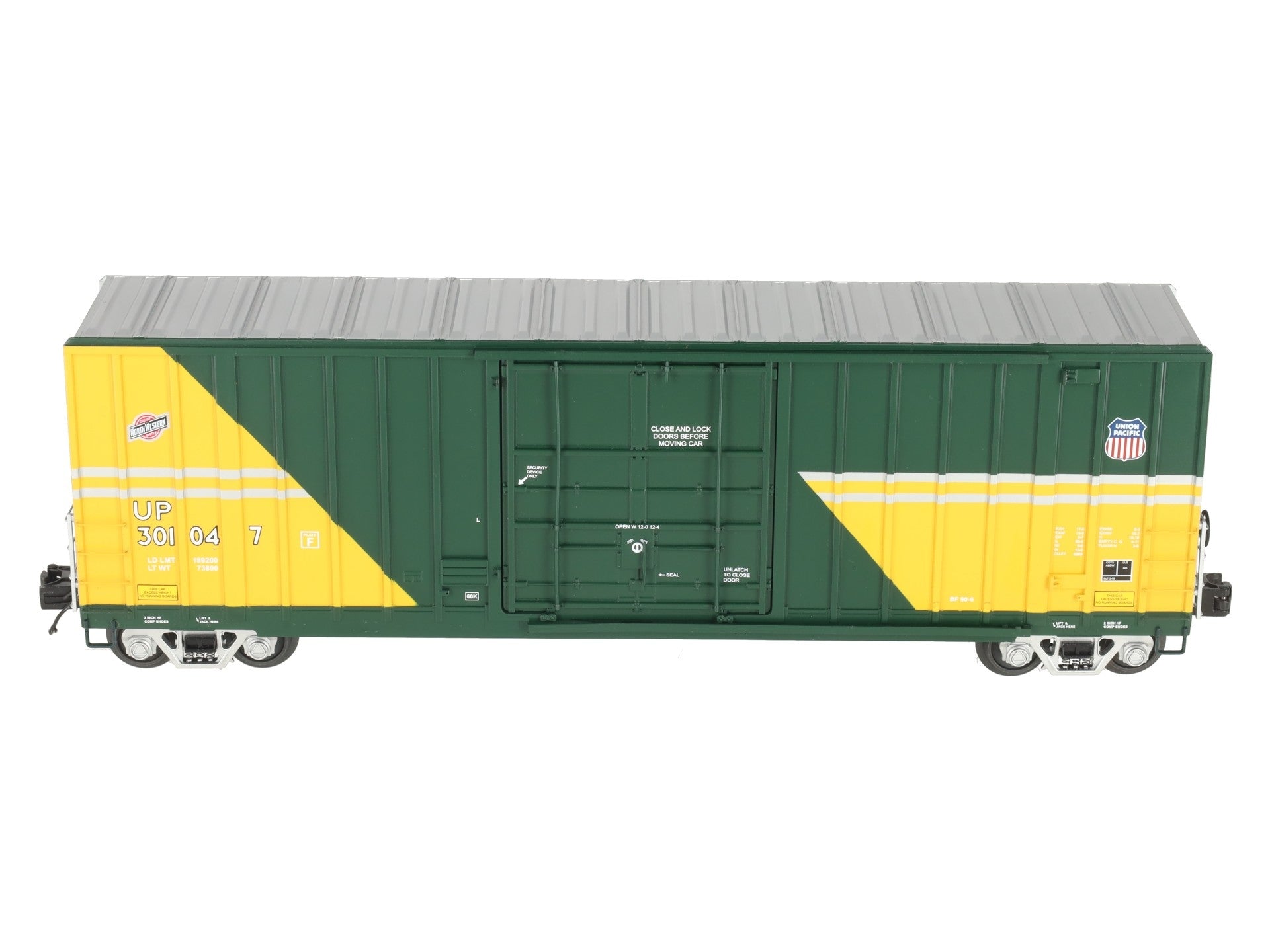 MTH 20-90354D O Gauge Chicago Northwestern 50' High Cube Boxcar LN/Box