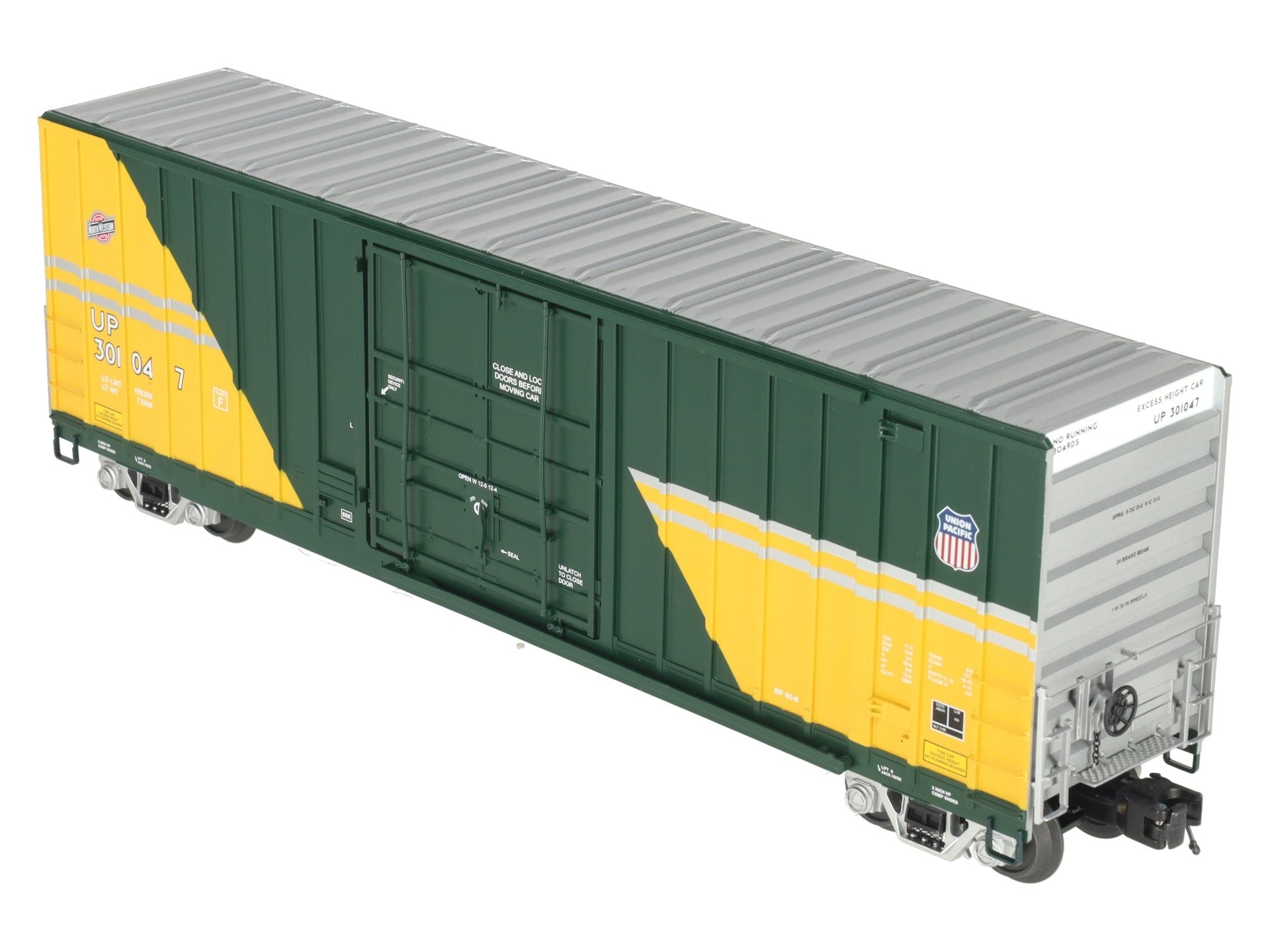 MTH 20-90354D O Gauge Chicago Northwestern 50' High Cube Boxcar LN/Box