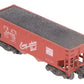 American Flyer 24206 Vintage S Chicago Burlington & Quincy Hopper with Coal Load VG