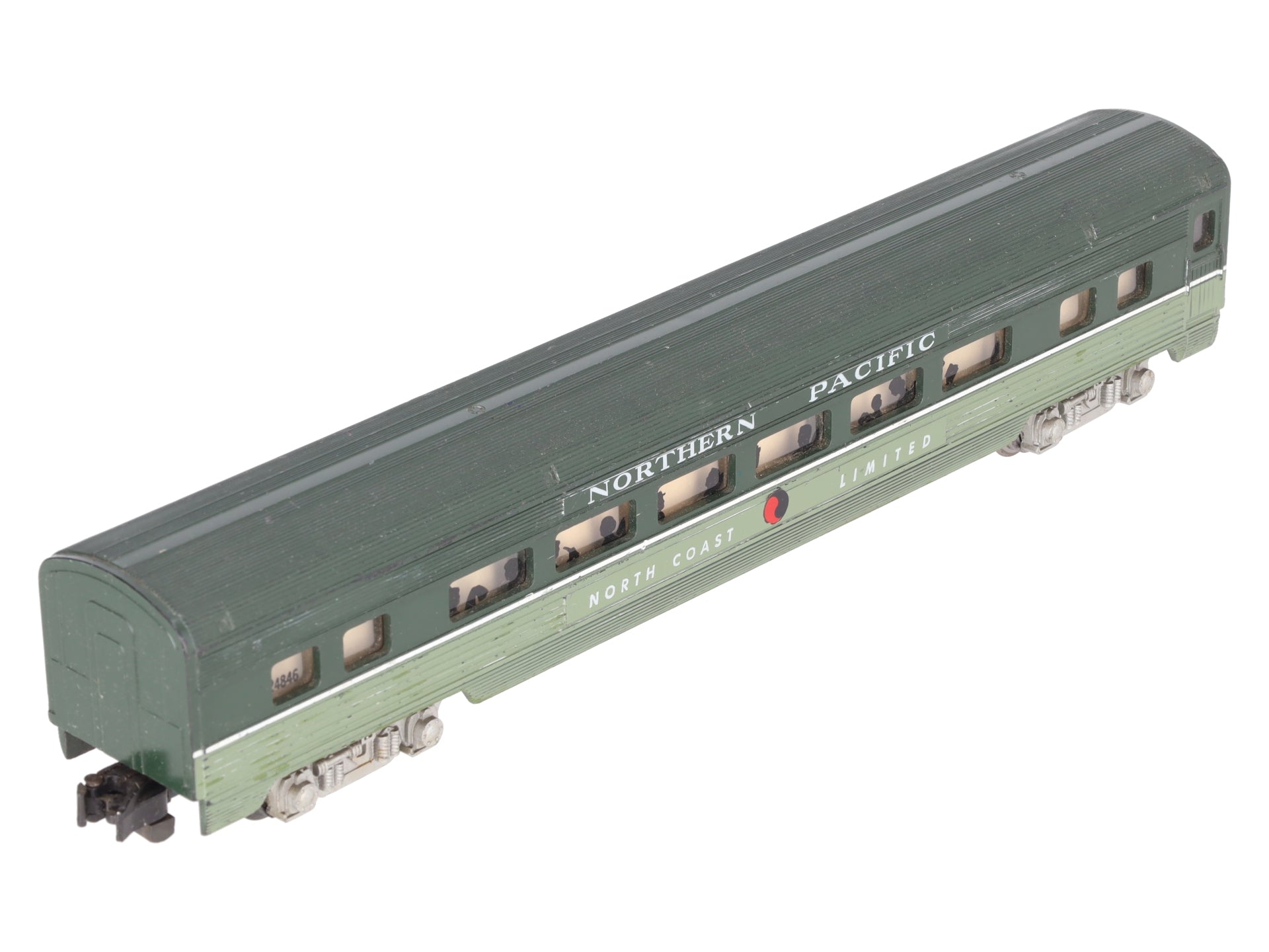 American Flyer 24846 S NP North Coast Limited Streamlined Coach Passenger Car VG/Box