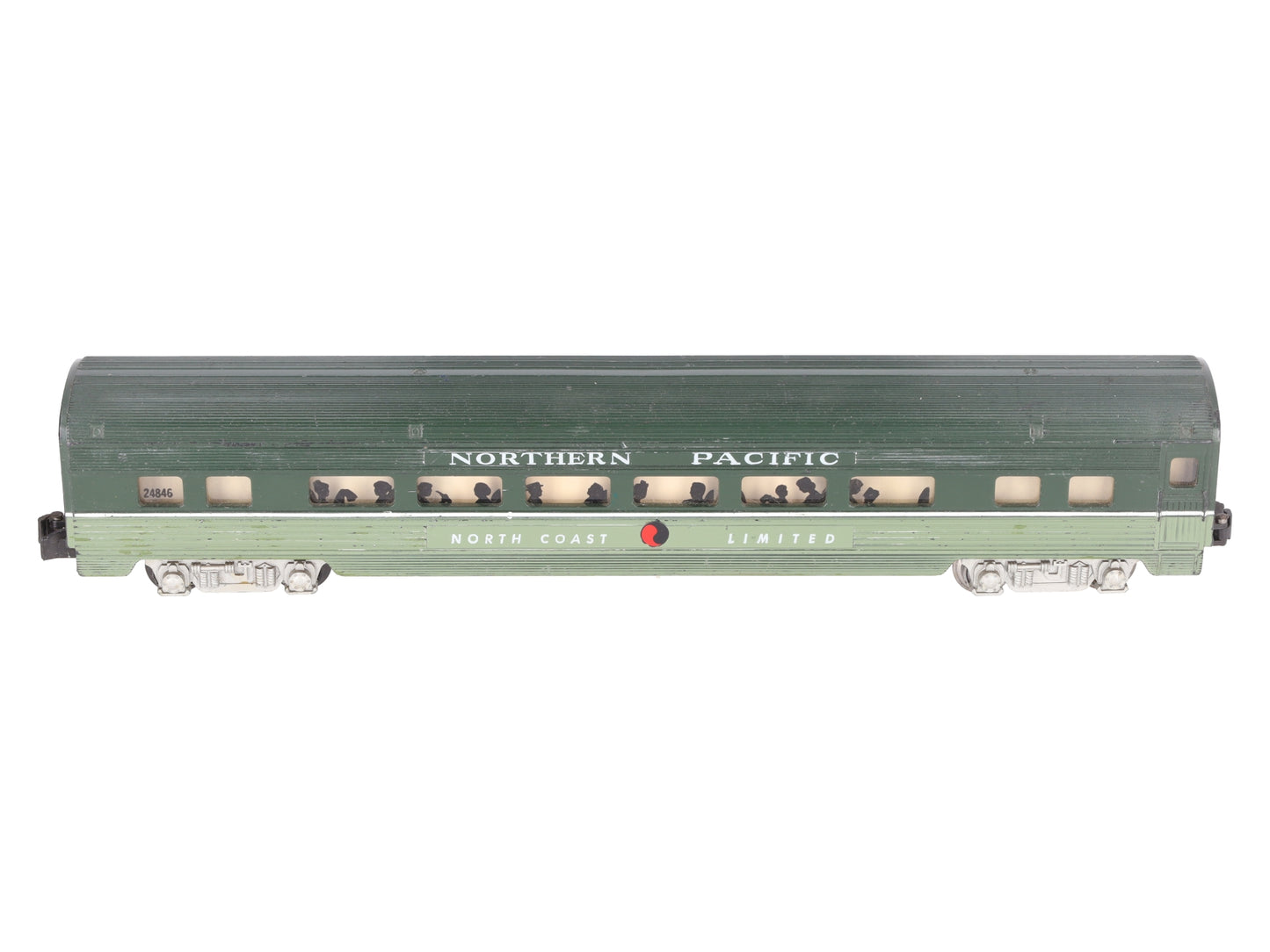 American Flyer 24846 S NP North Coast Limited Streamlined Coach Passenger Car VG/Box