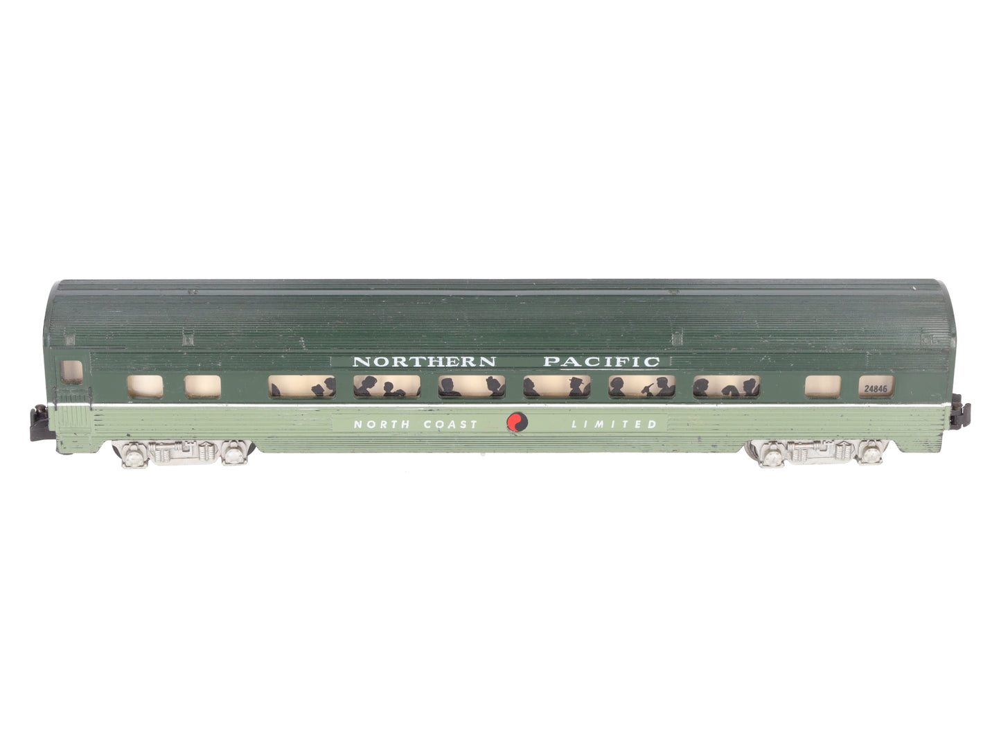 American Flyer 24846 S NP North Coast Limited Streamlined Coach Passenger Car VG/Box