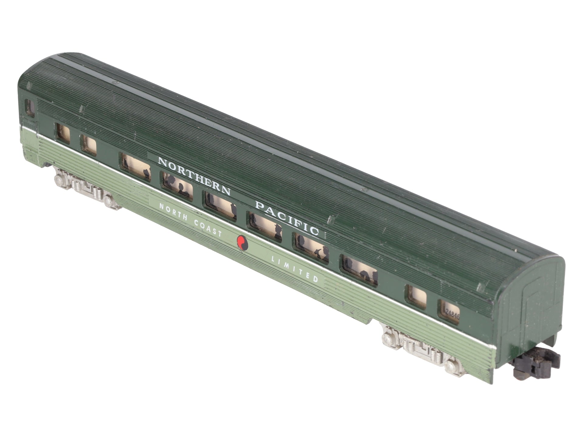 American Flyer 24846 S NP North Coast Limited Streamlined Coach Passenger Car VG/Box