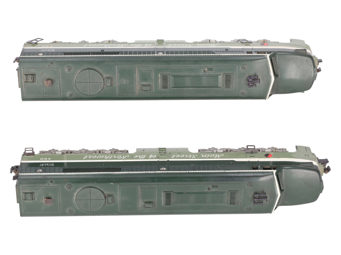 American Flyer 490 Vintage S Northern Pacific AA Diesel Locomotive Set VG
