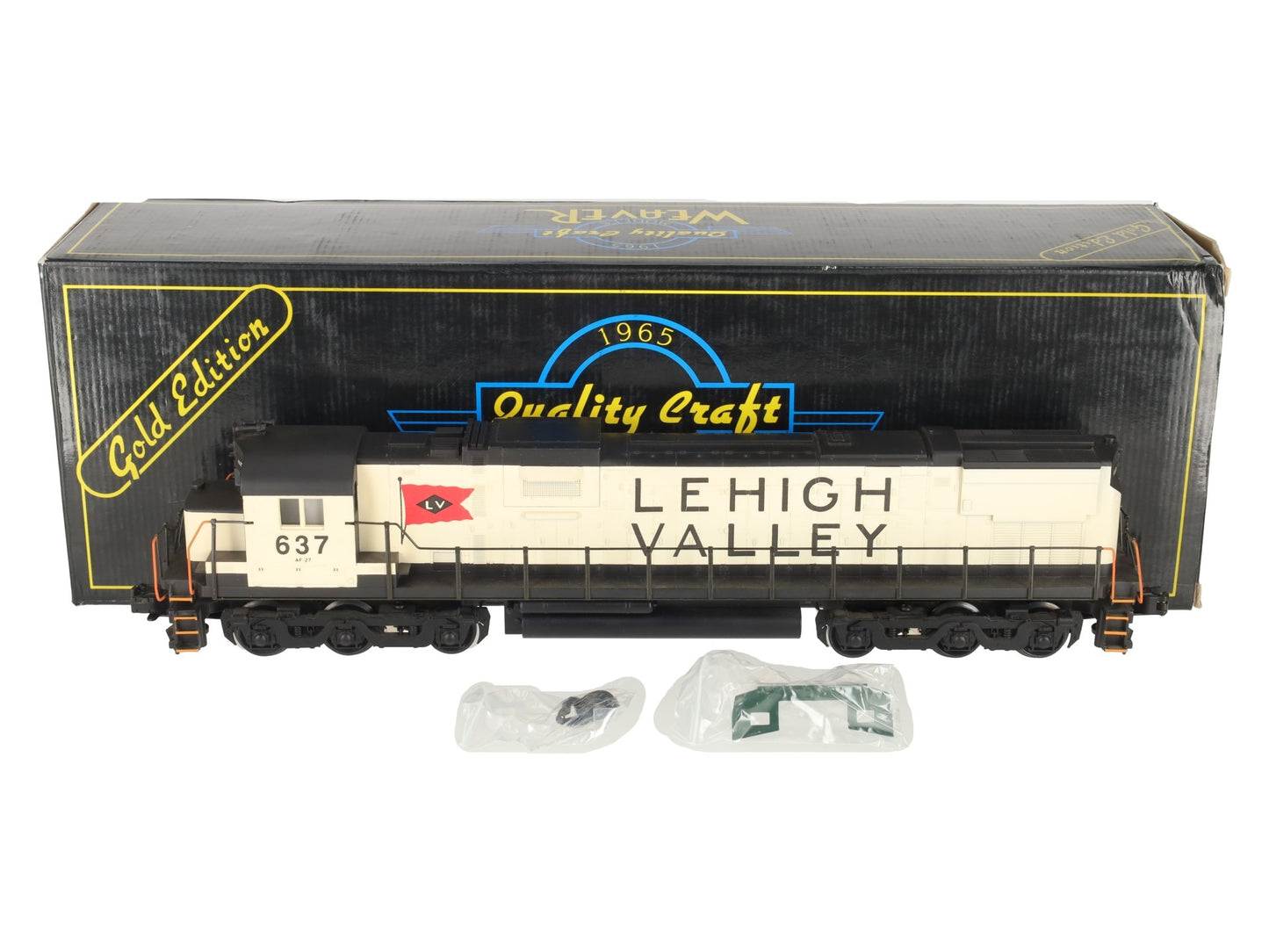 Weaver 628 O Gauge Lehigh Valley ALCO Diesel Locomotive #637 EX