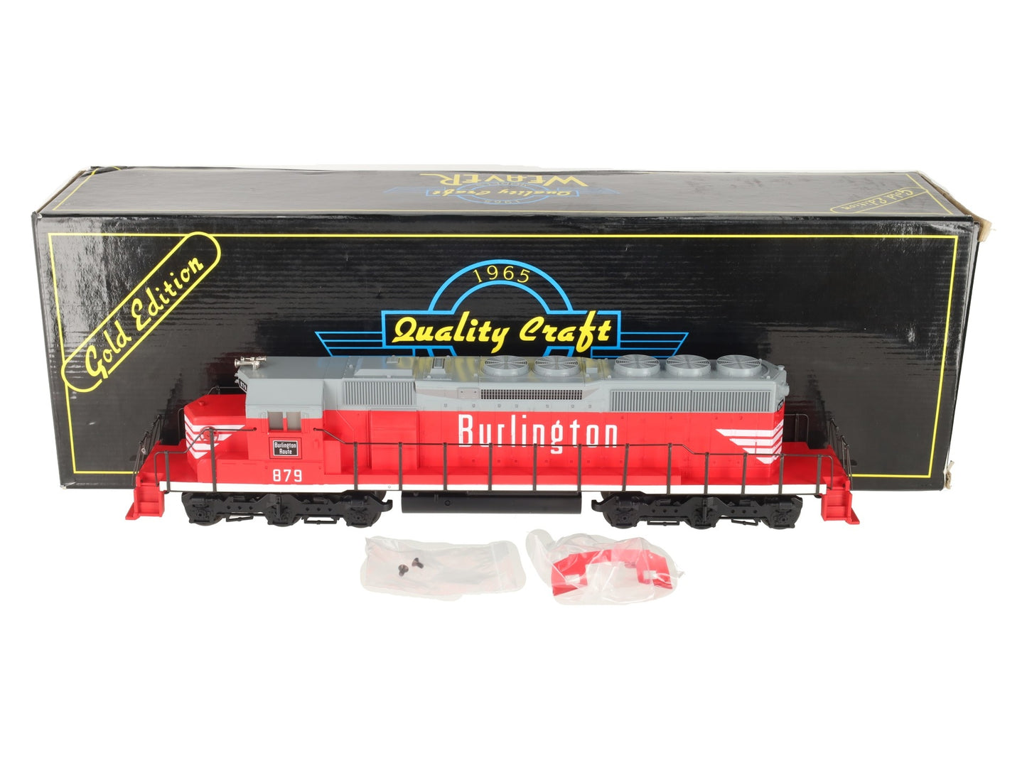 Weaver 1322S O Burlington Route EMD SD40-2 Diesel Locomotive #879(2-Rail) LN/Box