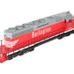 Weaver 1322S O Burlington Route EMD SD40-2 Diesel Locomotive #879(2-Rail) LN/Box