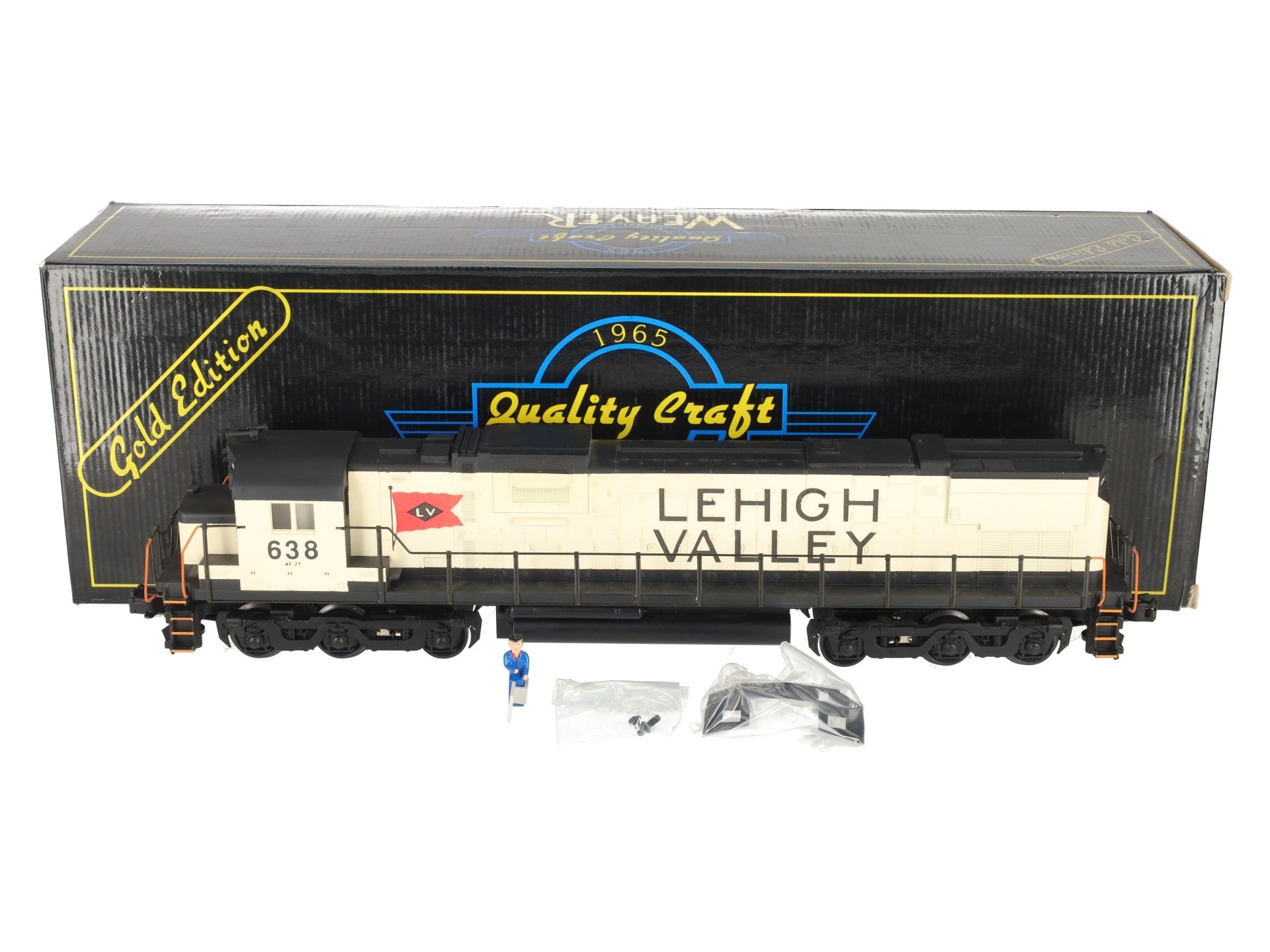 Weaver 628 O Gauge Lehigh Valley ALCO Diesel Locomotive #638 EX